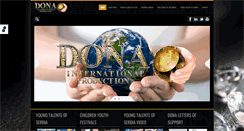 Desktop Screenshot of dona-production.com